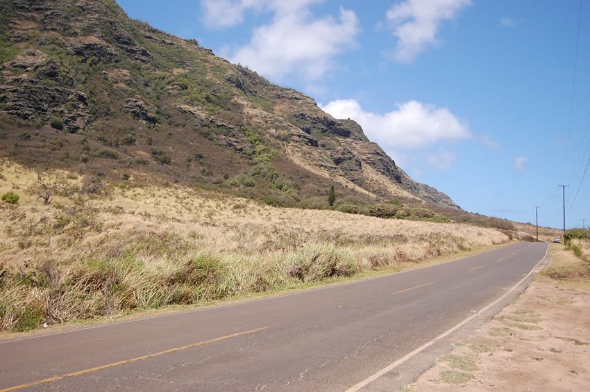 Driving to Ka'ena Point