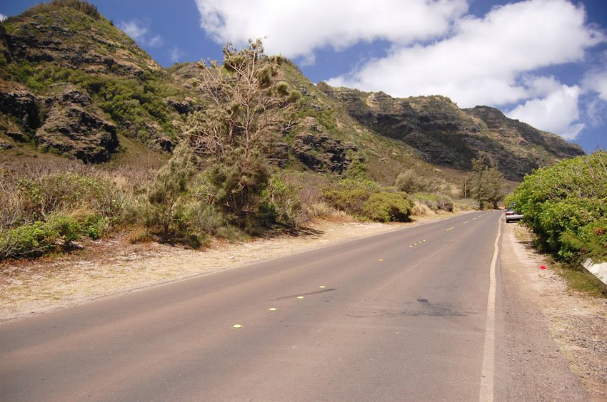 Waianae Mountain Range on Oahu