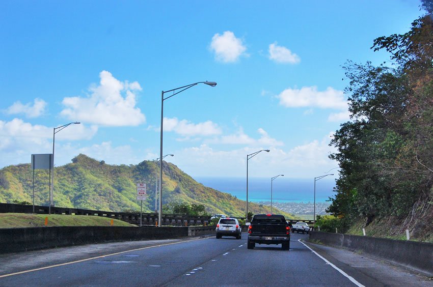 Driving to Kaneohe