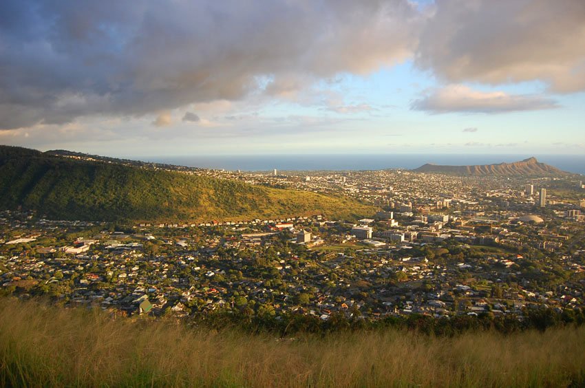 Diamond Head and Honolulu